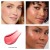 Jane Iredale ColorLuxe Liquid Blush in Heartbreaker shown on three skin tones with a rosy pink swatch.