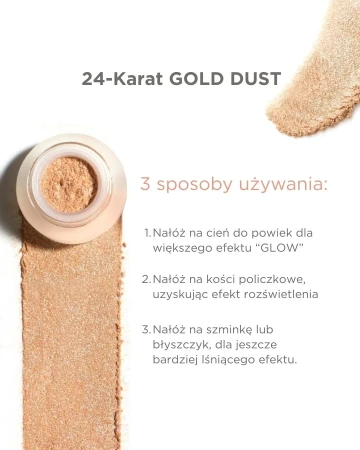 Instagram-style post image for Jane Iredale 24-Karat GOLD DUST.