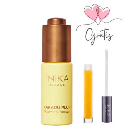 INIKA Organic Kakadu Plum Vitamin C Booster yellow serum bottle packshot