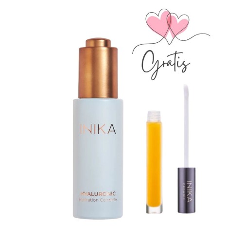 INIKA Organic Hyaluronic Hydration Complex blue hydrating serum packshot