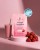 Rejuvenated Protein Smoothie Strawberry pack with smoothie, strawberries and award badge.