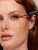 INIKA Organic Liquid Eyeliner Black being applied along the upper lash line