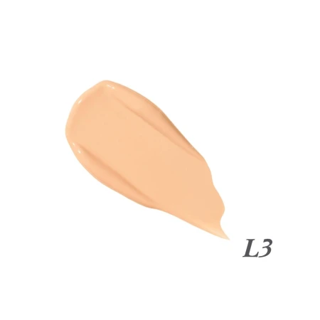 L3 shade swatch of Jane Iredale Skintuition Concealer in a light warm golden beige tone.