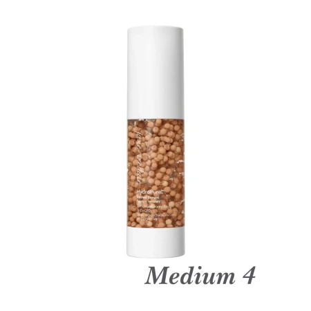 Medium 4 HydroPure Tinted Serum swatch in a neutral-warm golden beige tone.