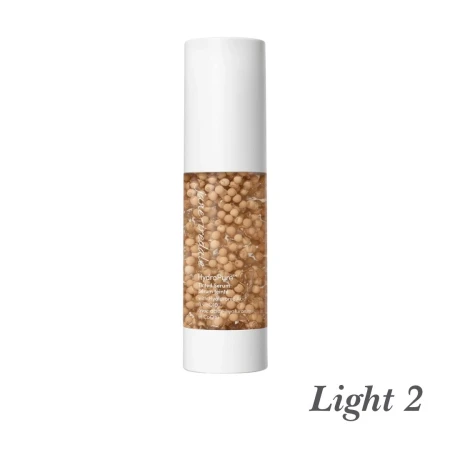 Light 2 HydroPure Tinted Serum swatch in a neutral tone for fair complexions.