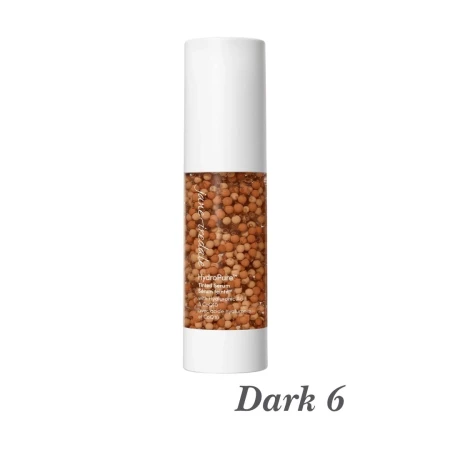 Dark 6 HydroPure Tinted Serum swatch with deep brown and golden undertones.