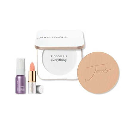 JANE IREDALE Skincare Makeup Kit with mini Forever Pink product image.