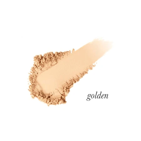 Powder-Me SPF 30 refill shade swatch Golden, a warm light beige with yellow undertone.