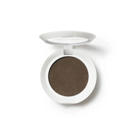 Open Jane Iredale PureBrow Brow Powder in Medium Brown, a medium brown with a cool neutral tone for medium and darker hair.