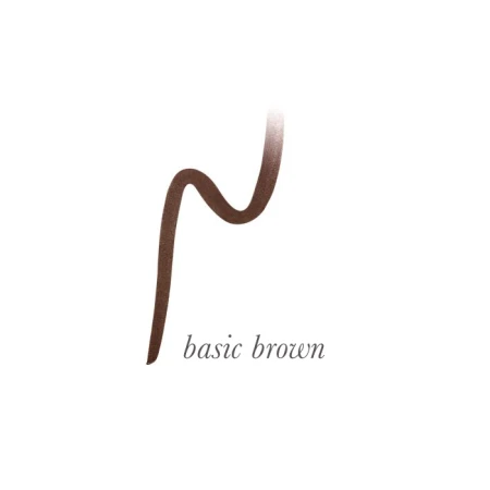 Color swatch of Jane Iredale Eye Pencil in Basic Brown, a classic warm brown for everyday makeup or fair complexions.